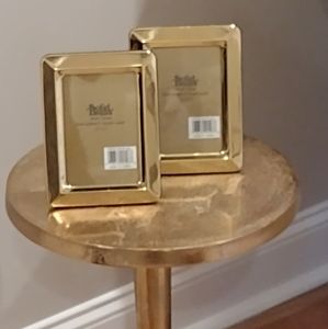 Solid Brass Lacquer Coated Picture Frames